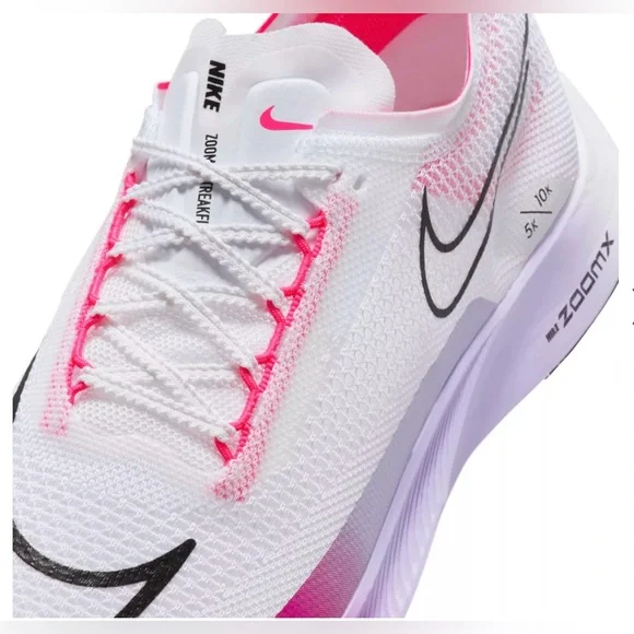 Nike ZoomX 🔥 Streakfly Men's Running Shoes White/Vivid Grape DJ6566-104 Sz 12.5 - Picture 6 of 10